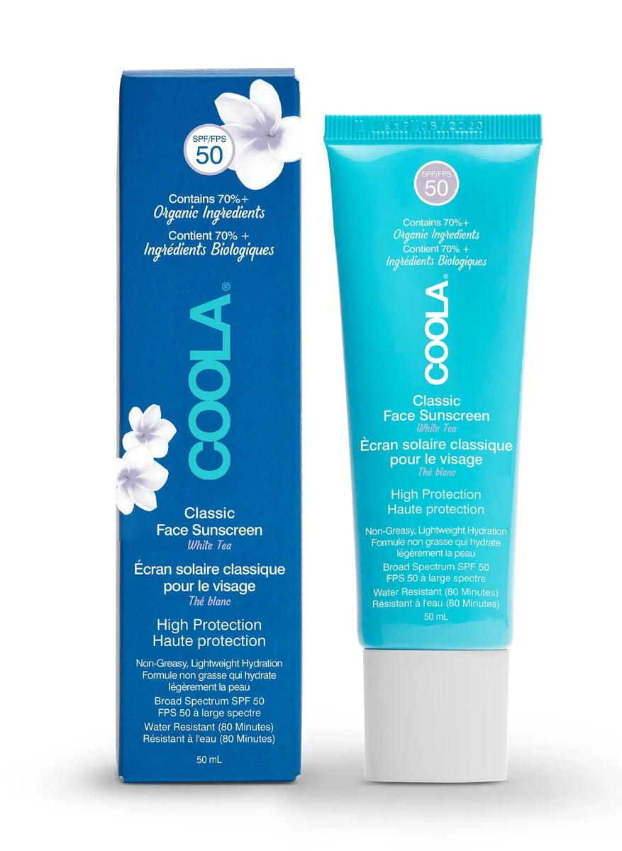 Classic Face Sunscreen Lotion SPF 50 - White Tea