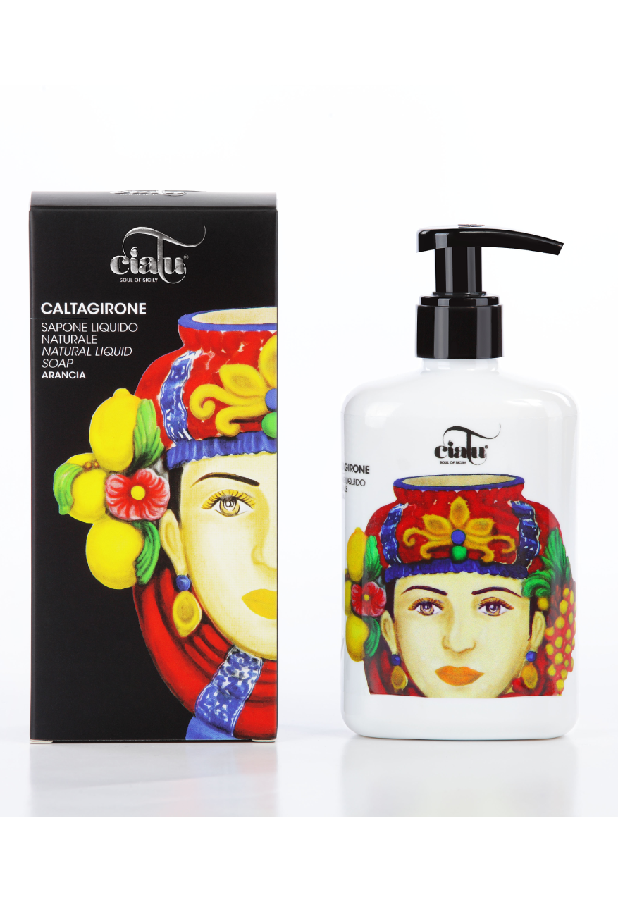 Caltagirone / Sapone liquido naturale arancia